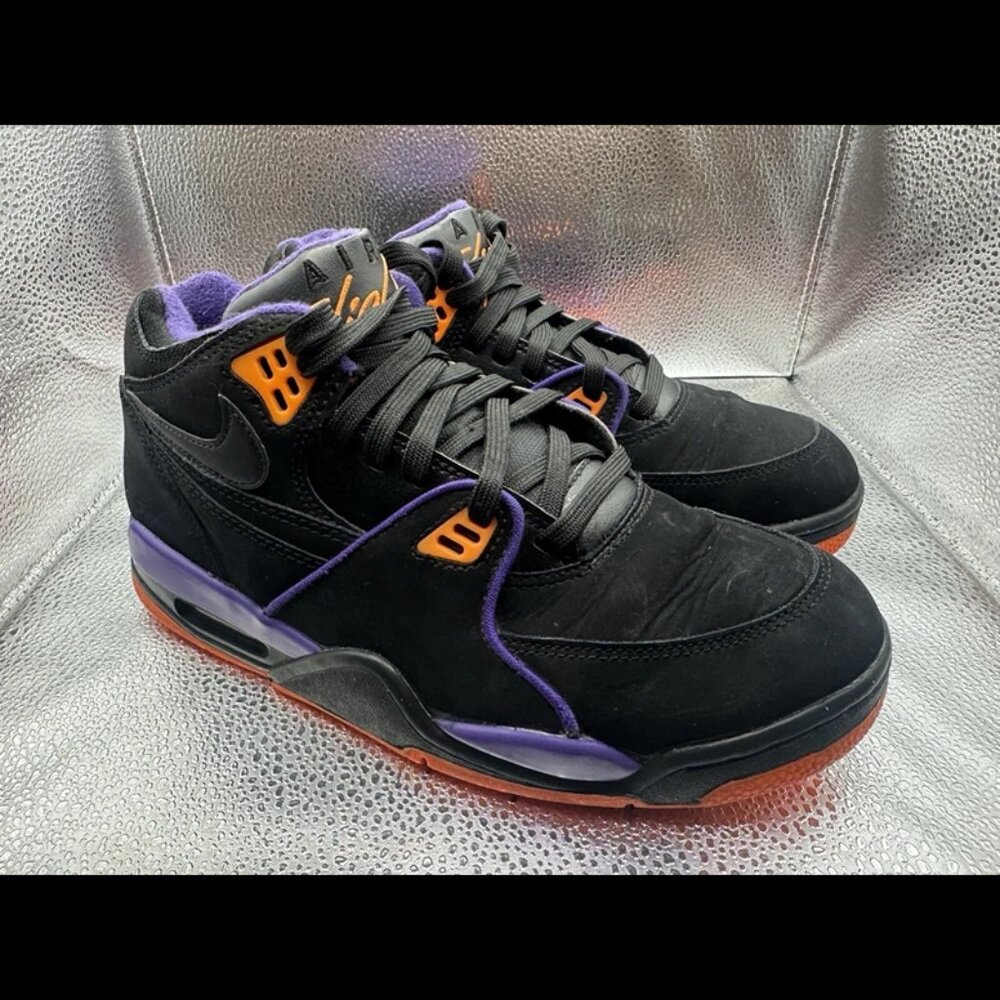 RARE 🚀 Size 7 - Nike Air Flight 89 Court Purple 2019 - CU4838-001